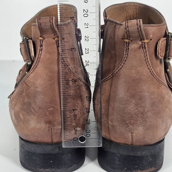 Vionic Country Logan Wide Fit Ankle Boots Side Zip Brown Leather Women's 9.5 - Picture 8 of 14